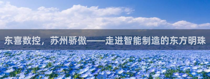 天辰娱乐22650：东喜数控，苏州骄傲——走进智能制造的东方明珠