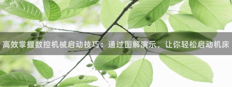 天辰娱乐会员：高效掌握数控机械启动技巧：通过图解演示，让你轻松启动机床